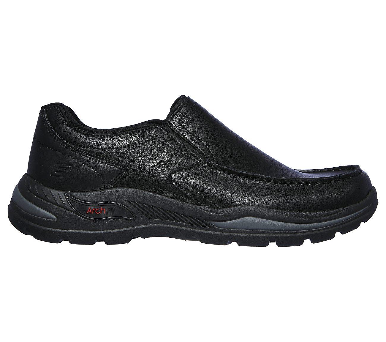 SKECHERS Men's Arch Fit Motley - Hust shoe in Black | eBay