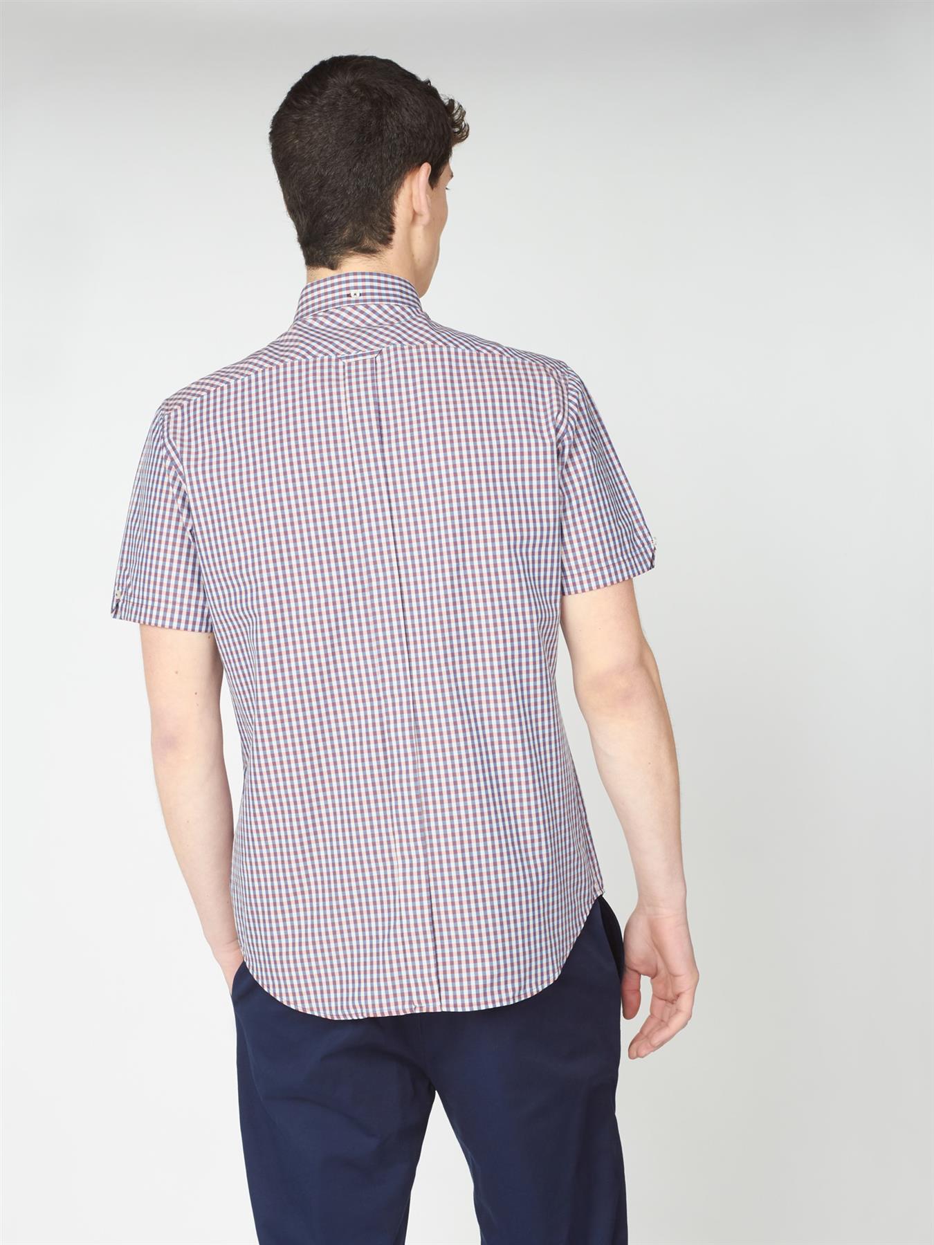 Ben Sherman Kurzarmhemd mit Gingham-Karo (0059142) 2XL-5XL, 6 Farben - Bild 39 von 54