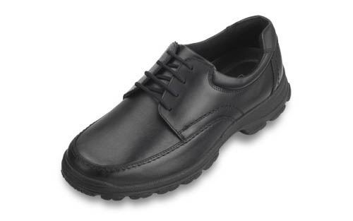 DB Shose Herren Weite Passform Schnürschuhe Leder in Schwarz Größe 7-14 - Bild 11 von 12