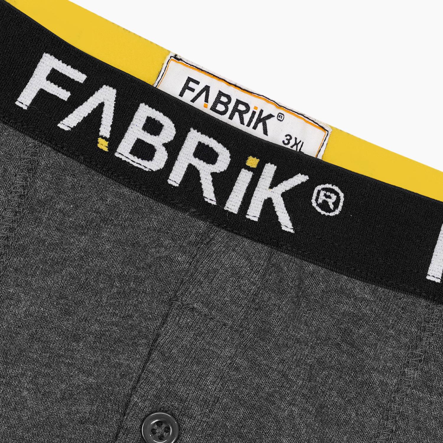 Fabrik Mens 9 Pairs Pack Jersey Boxer Shorts (2418 Black/Charcoal/Navy 2XL-8XL - Picture 11 of 19