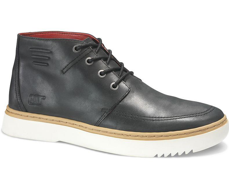CAT Mens Wide Fit Sixpoint Smart high Collar Sneaker in Black - Picture 13 of 13