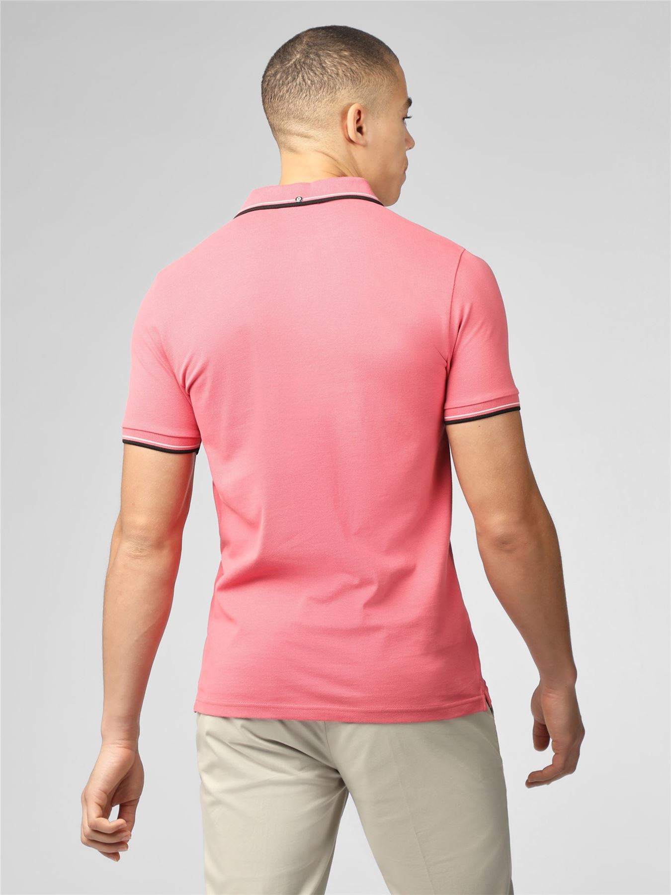 Ben Sherman Men's Short Sleeve Polo Shirt 0077487, 2XL-5XL, 4 Colours - Picture 13 of 35