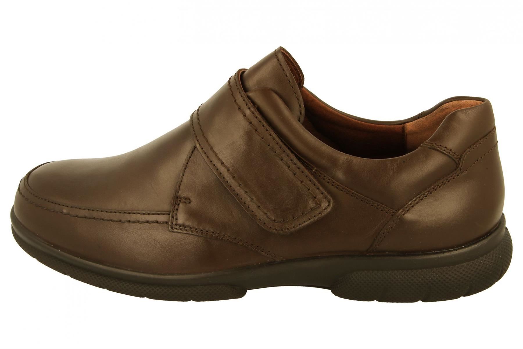 Mens Wide Fit Touch Strap Leather Shoes (Havant 2) By Db Shoes in 7 - 14, 2 Col - Produktbild 2