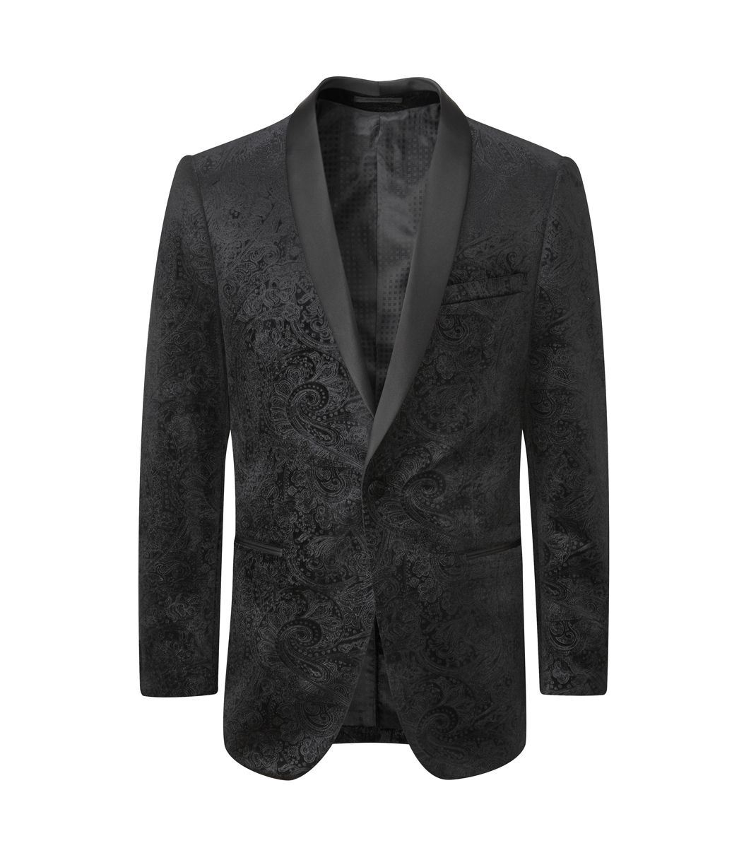 Chaqueta deportiva Skopes Westwood negra de cachemira talla grande para hombre en talla 36-62 - Imagen 14 de 16