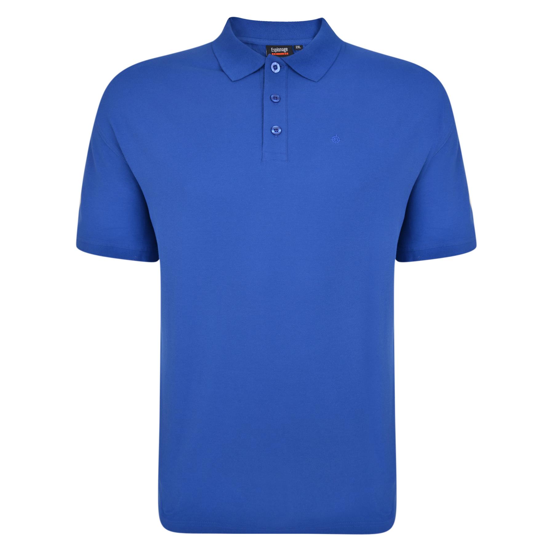 Polo uomo Spionage taglie forti cotone premium piqué taglia 2XL-8XL 20 colori - Foto 67 di 98
