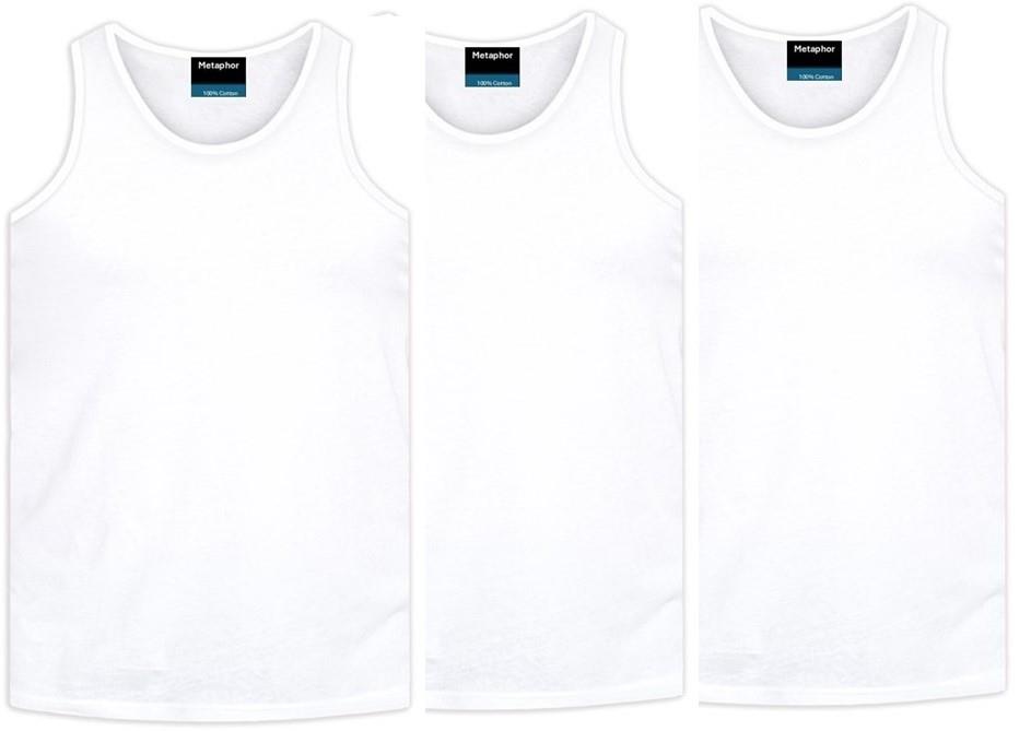 Metaphor Men's Big Size Pure Cotton Vests in Size 2XL - 8XL, Multiple Options - Picture 36 of 41