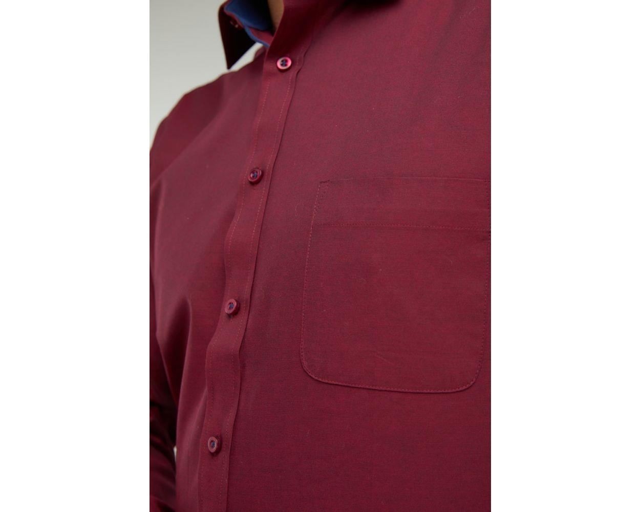 Camisa Formal Doble Dos Para Hombre Calce Clásico Manga Larga Algodón Puro 18.5 a 23 - Imagen 21 de 27