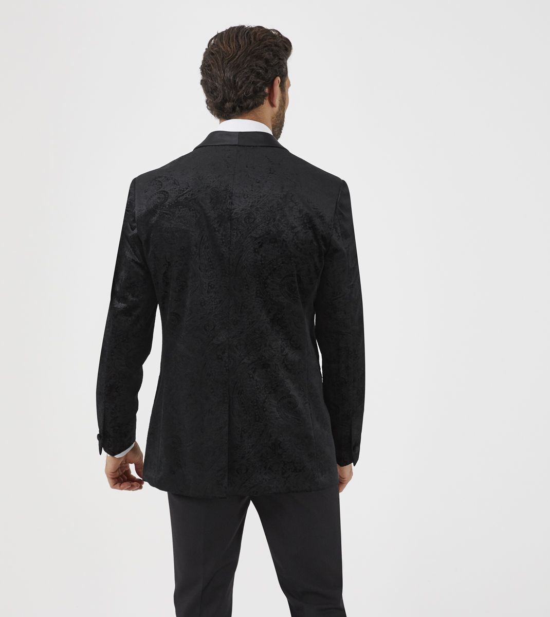 Chaqueta deportiva Skopes Westwood negra de cachemira talla grande para hombre en talla 36-62 - Imagen 10 de 16