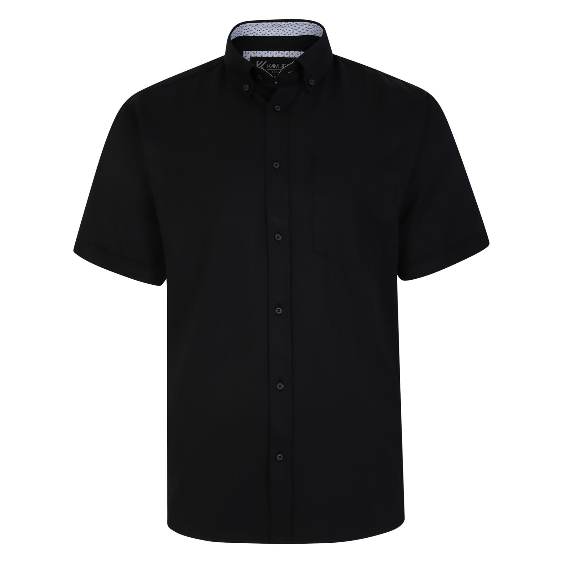 oxford dress shirt 8xl KAM Premium Oxford Short Sleeve Shirt For Men in 7 Colours, 2XL-8XL