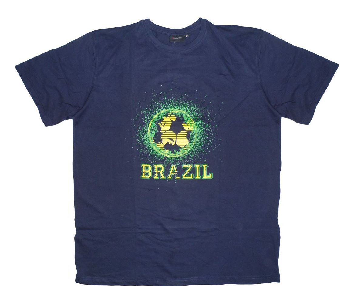 ESPIONAGE COTTON CREW NECK TEE SHIRT(T145)SIZE 2XL – 6XL, ITALY OR BRAZIL THEME