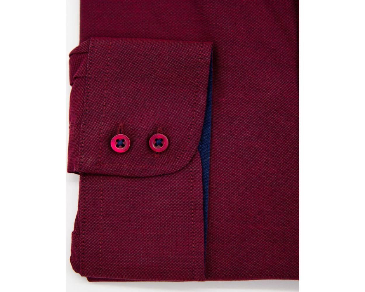 Camisa Formal Doble Dos Para Hombre Calce Clásico Manga Larga Algodón Puro 18.5 a 23 - Imagen 23 de 27