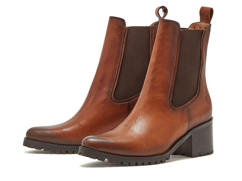 Bota Chelsea Chatham Vyne de cuero con tacos para mujer en 3 opciones de color de 3 a 8 - Imagen 23 de 27