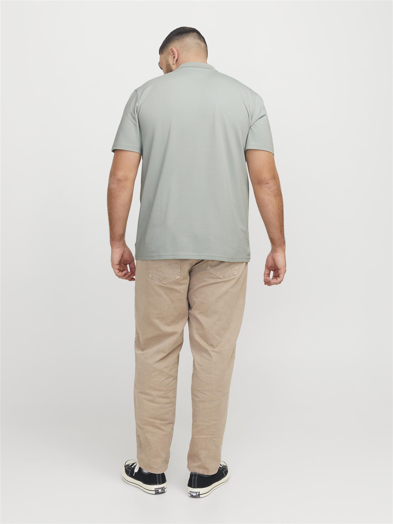 Jack & Jones Polo Shirt For Men (JCOFUSION PIQUE) in 3 Colours, 4XL-7XL - Picture 5 of 17