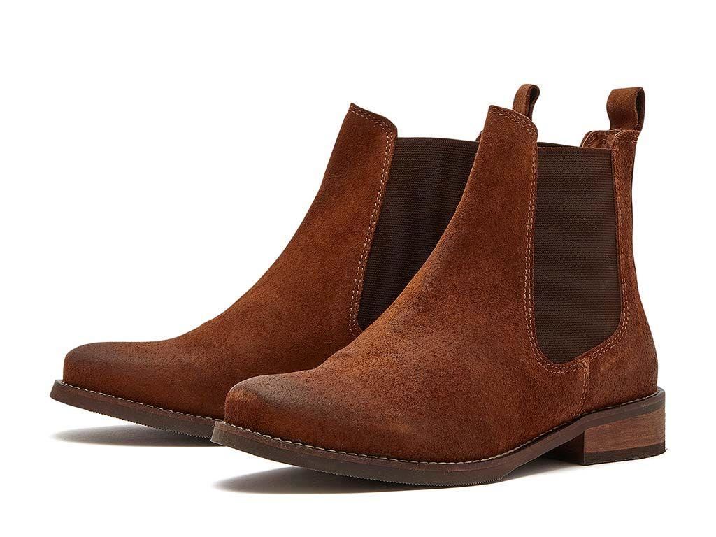 Chatham Women's Arlington Premium Suede Chelsea Boots in 3 Colour Options 3 to 8 - Picture 21 of 28