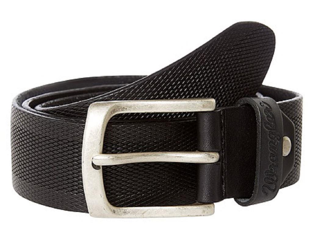 Cinturón Wrangler Geniune Cuero Zigzag Cuero Repujado en Negro - Imagen 7 de 9