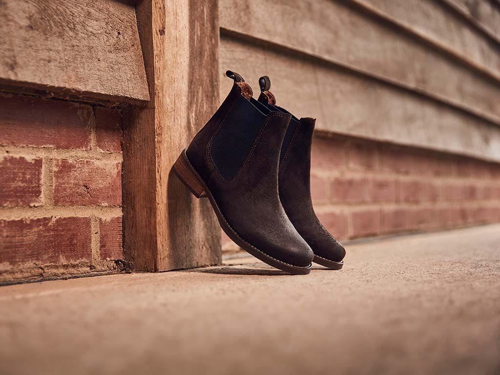 Chatham Women's Arlington Premium Suede Chelsea Boots in 3 Colour Options 3 to 8 - Picture 12 of 28
