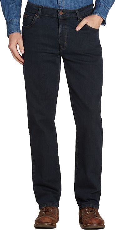 Wrangler Mens Texas Stretch Indigo Jeans With a Classic Waist Fit ...