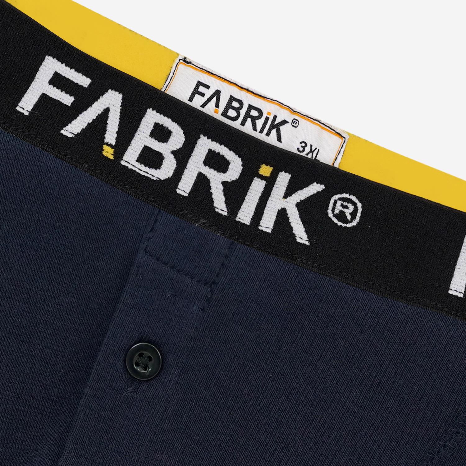 Fabrik Mens 9 Pairs Pack Jersey Boxer Shorts (2418 Black/Charcoal/Navy 2XL-8XL - Picture 10 of 19