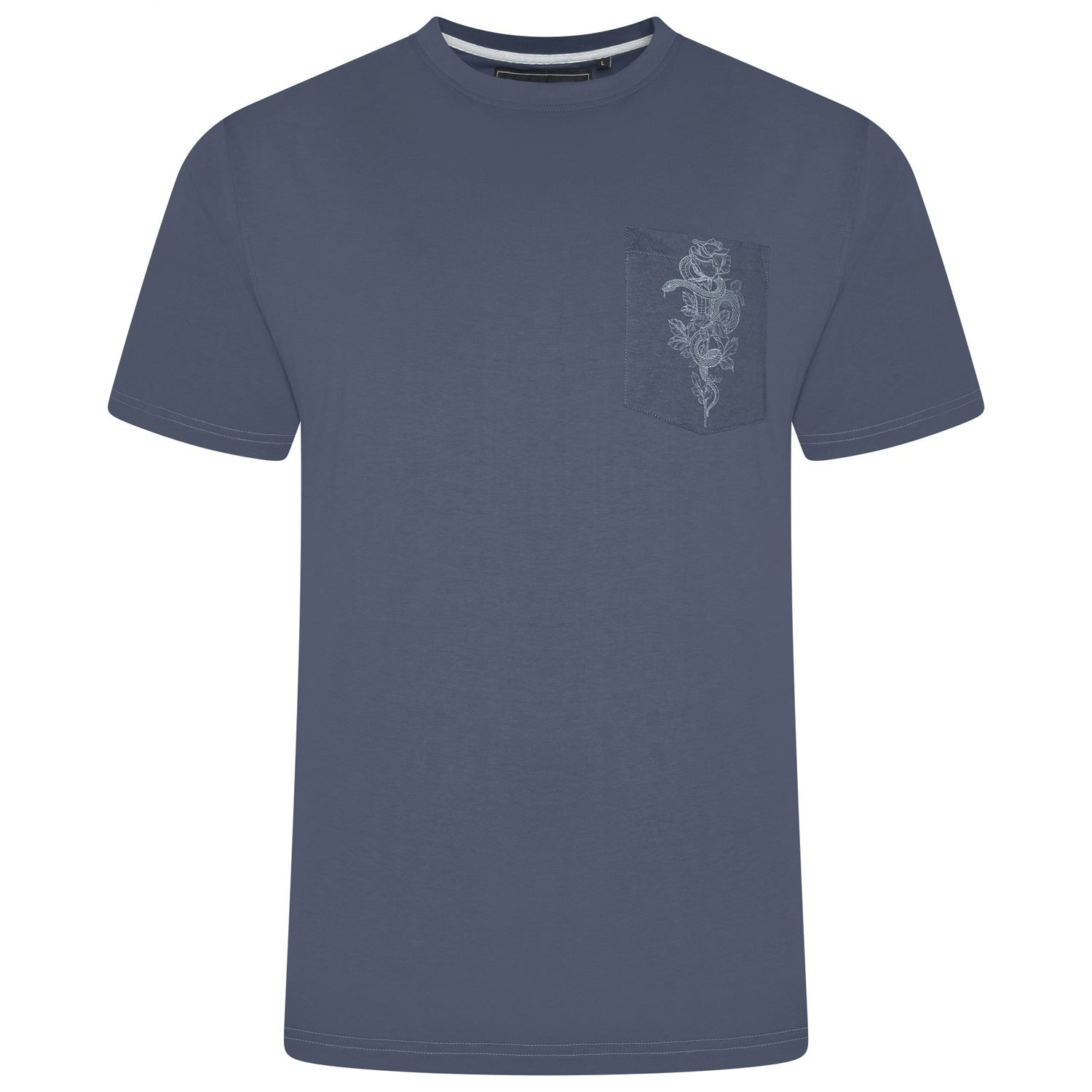 KAM Snake Printed Tee For Men in 3 Colours , 2XL-8XL