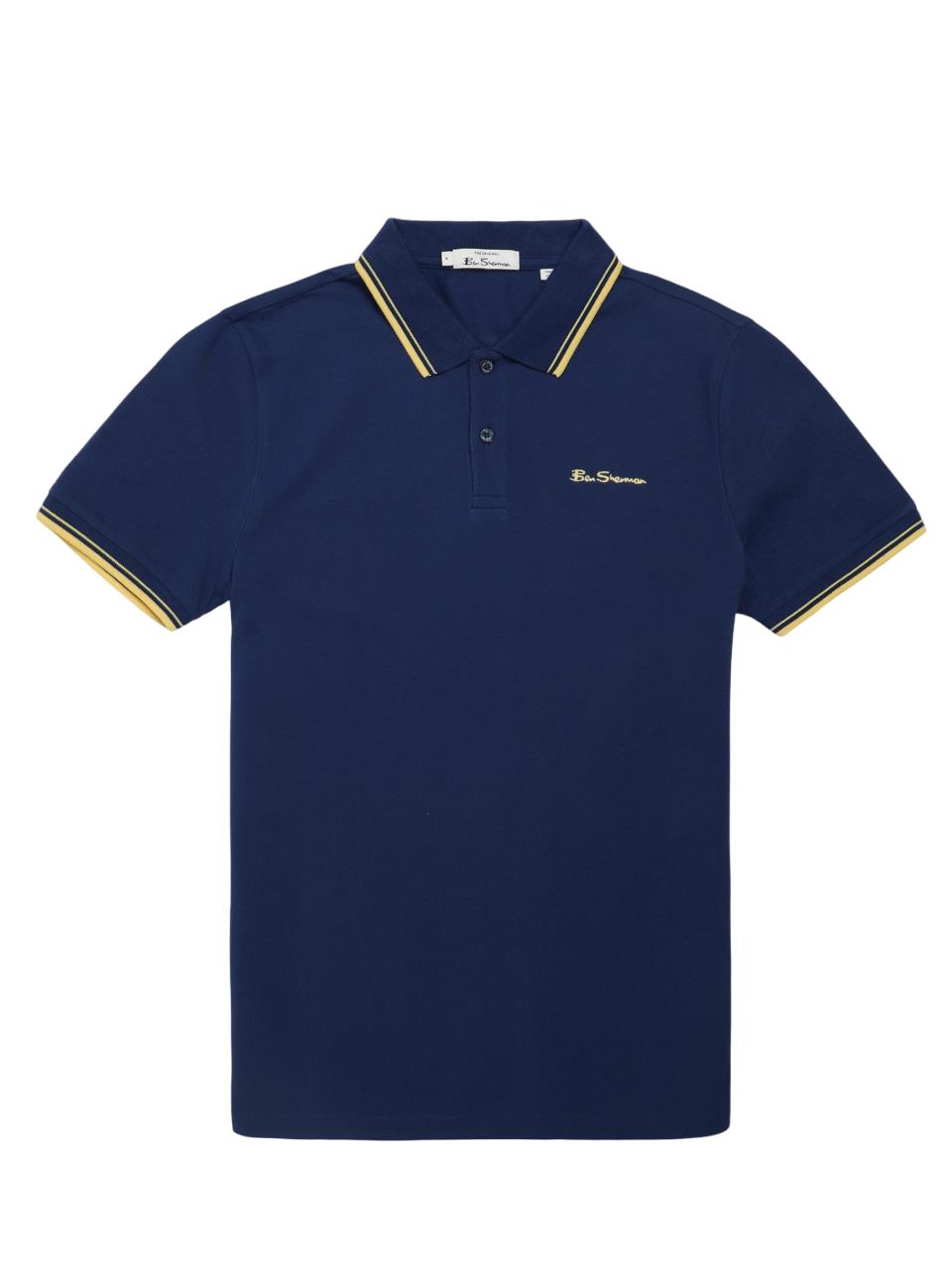 Ben Sherman Men's Short Sleeve Polo Shirt 0077487, 2XL-5XL, 4 Colours - Picture 29 of 35