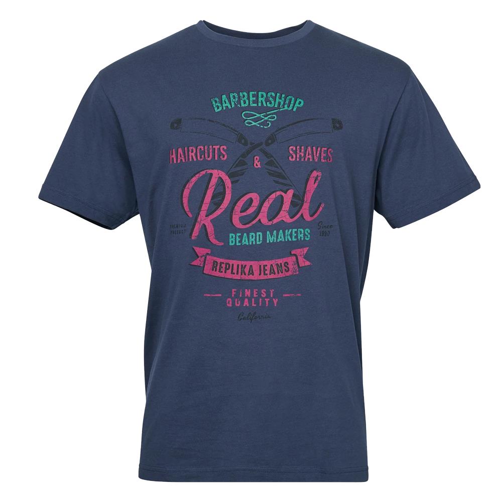 Replika Jeans Mens Extra Tall Printed Tee Shirt (11326T) MT to 6XLT