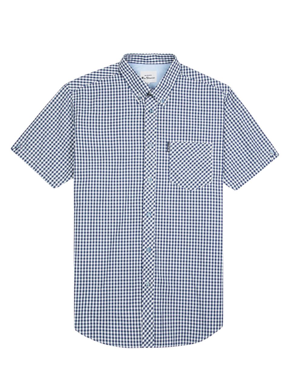 Ben Sherman Kurzarmhemd mit Gingham-Karo (0059142) 2XL-5XL, 6 Farben - Bild 11 von 54
