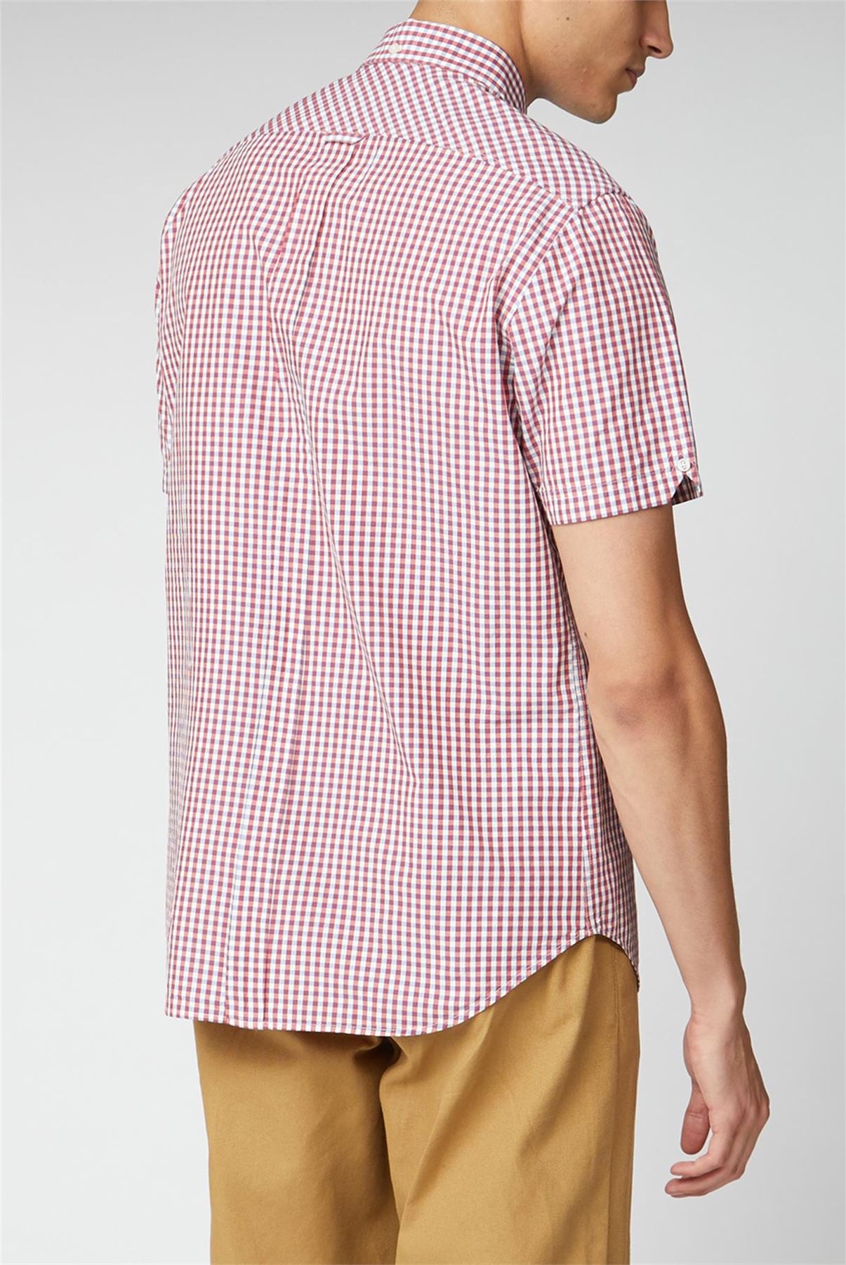 Ben Sherman Kurzarmhemd mit Gingham-Karo (0059142) 2XL-5XL, 6 Farben - Bild 44 von 54