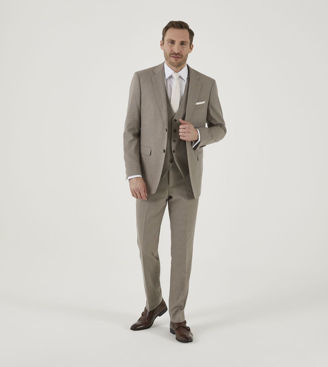 Chaqueta de traje Skopes Jodrell para hombre 30065 en color piedra talla 52-62 - Imagen 15 de 69