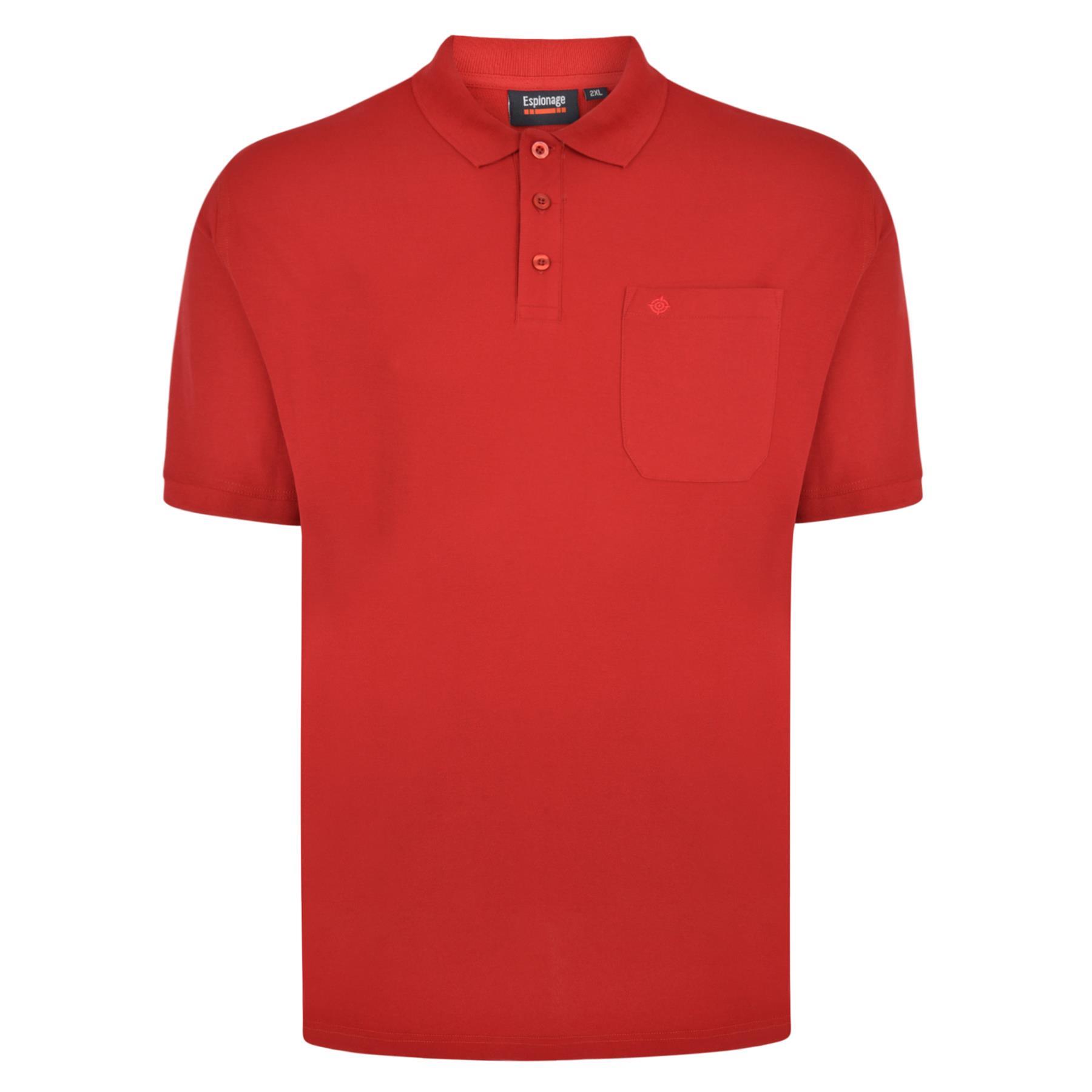 Polo uomo Spionage taglie forti cotone premium piqué taglia 2XL-8XL 20 colori - Foto 62 di 98