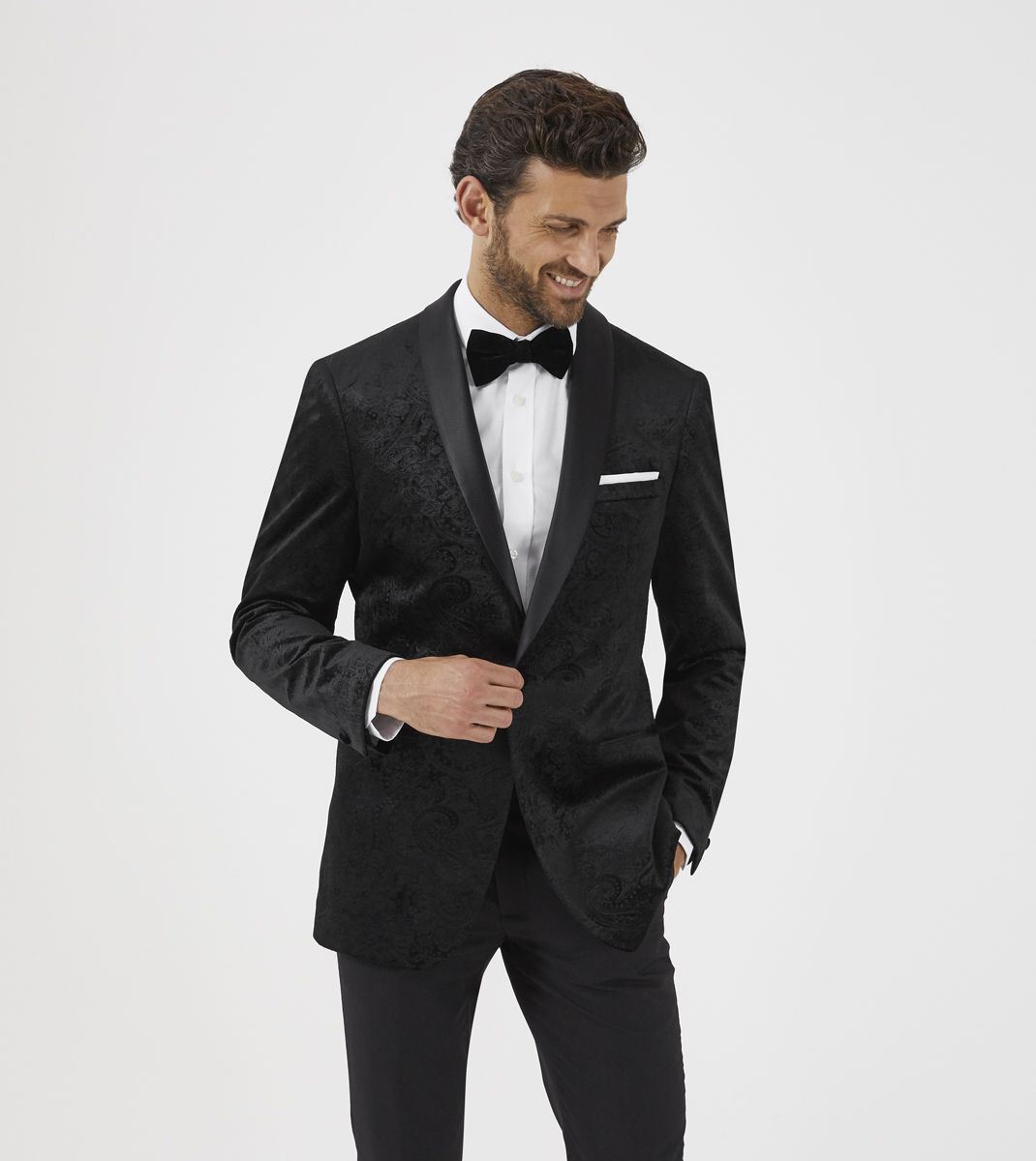 Chaqueta deportiva Skopes Westwood negra de cachemira talla grande para hombre en talla 36-62 - Imagen 9 de 16