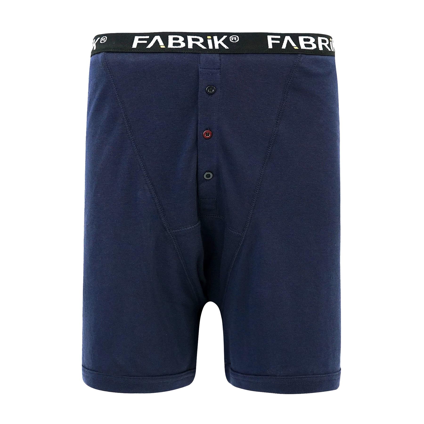 Fabrik Mens 9 Pairs Pack Jersey Boxer Shorts (2418 Black/Charcoal/Navy 2XL-8XL - Picture 14 of 19
