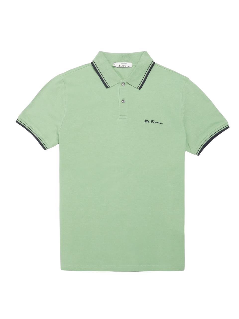 Ben Sherman Men's Short Sleeve Polo Shirt 0077487, 2XL-5XL, 4 Colours - Picture 17 of 35