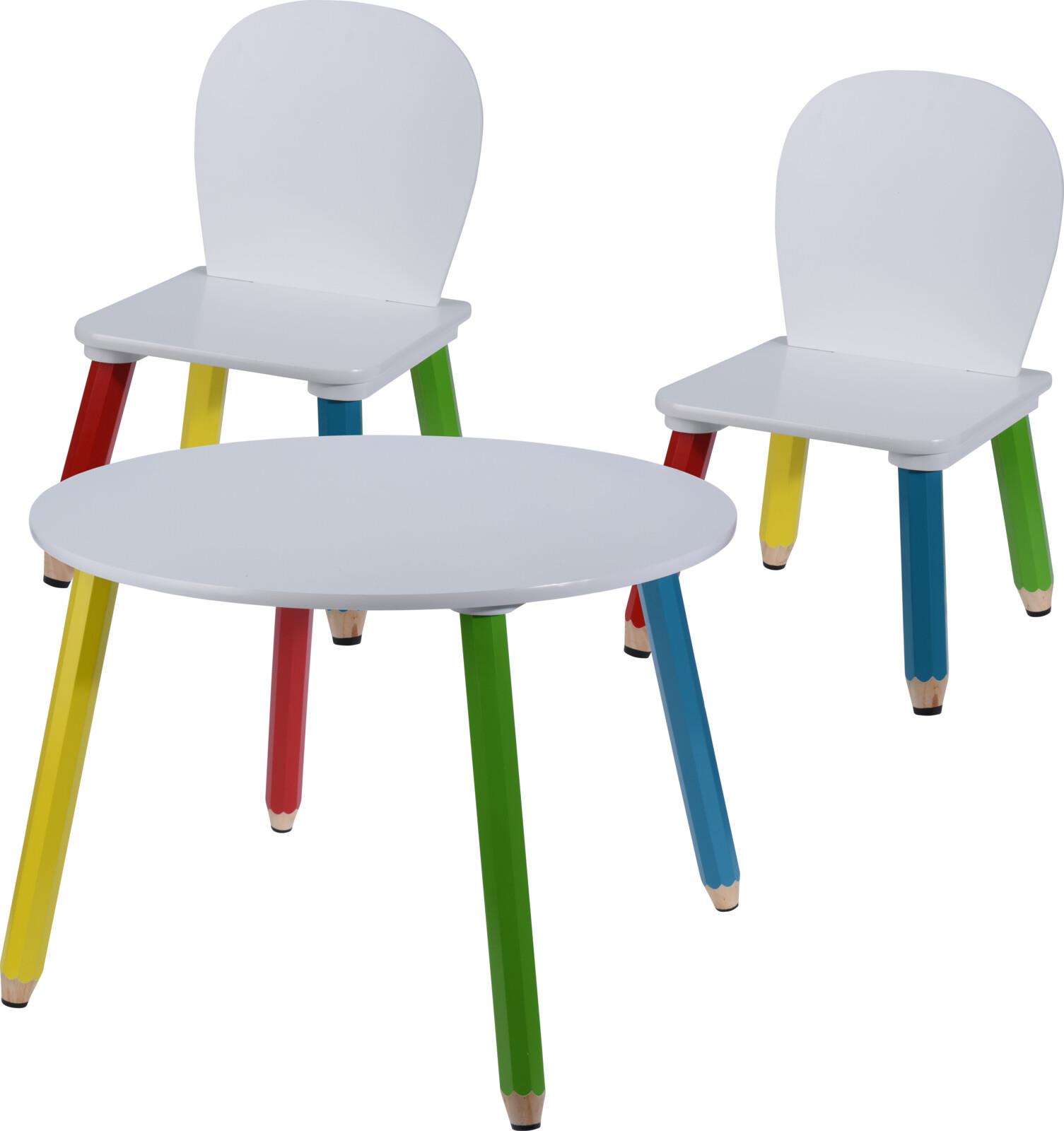 pencil table and chairs