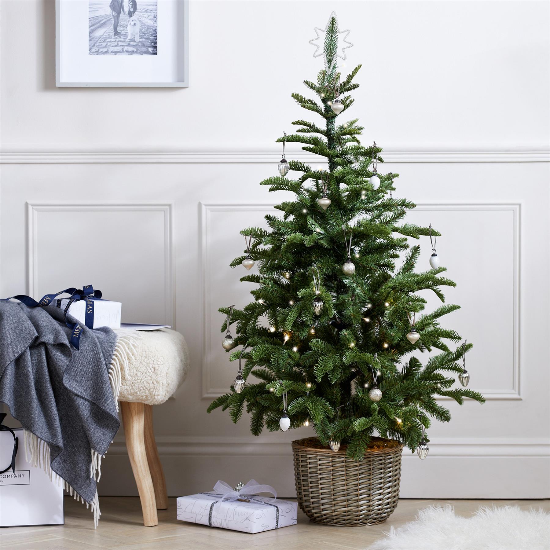 4.5ft/ 6ft / 7ft / 7.5ft / 9ft Christmas Tree The White Company Xmas Festive 
