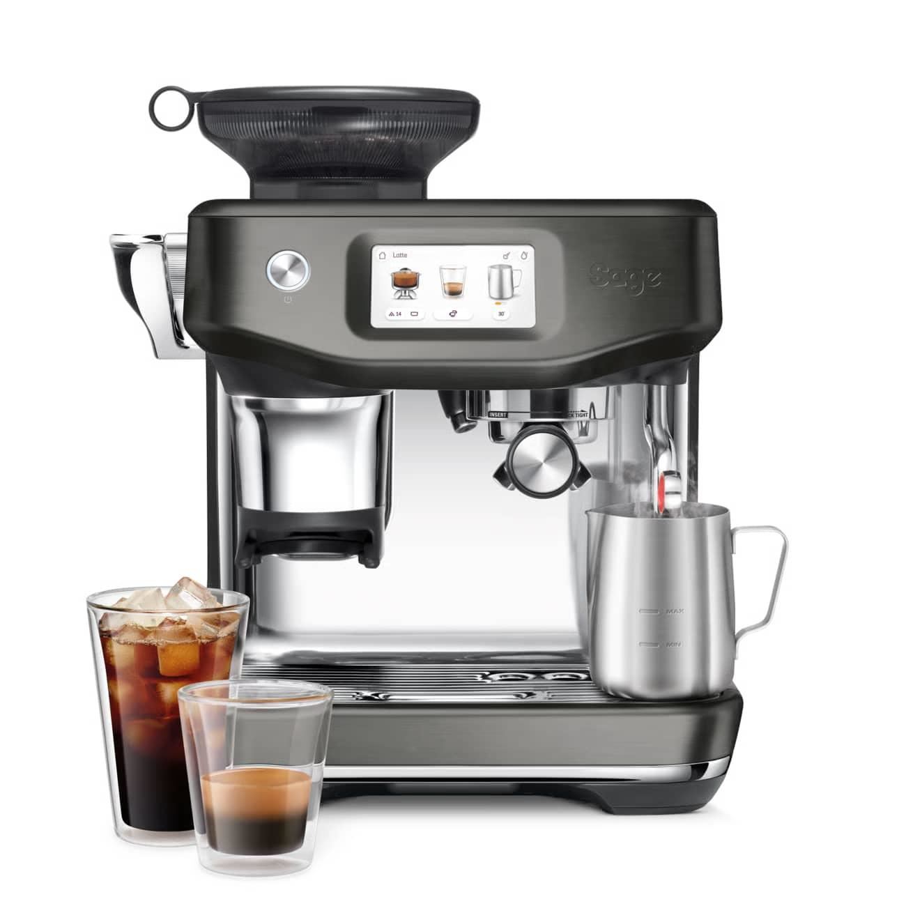 Sage The Barista Touch Impress Cold Brew SES882 Coffee Machine Silver/Black*