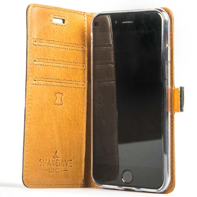 Snakehive Apple iPhone SE 2020/2022 Premium Leder Geldbörse Etui mit Kartenfächern - Bild 45 von 117