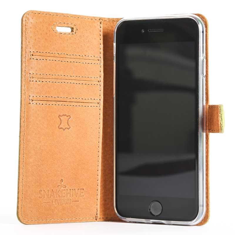 Snakehive Apple iPhone SE 2020/2022 Premium Leder Geldbörse Etui mit Kartenfächern - Bild 83 von 117