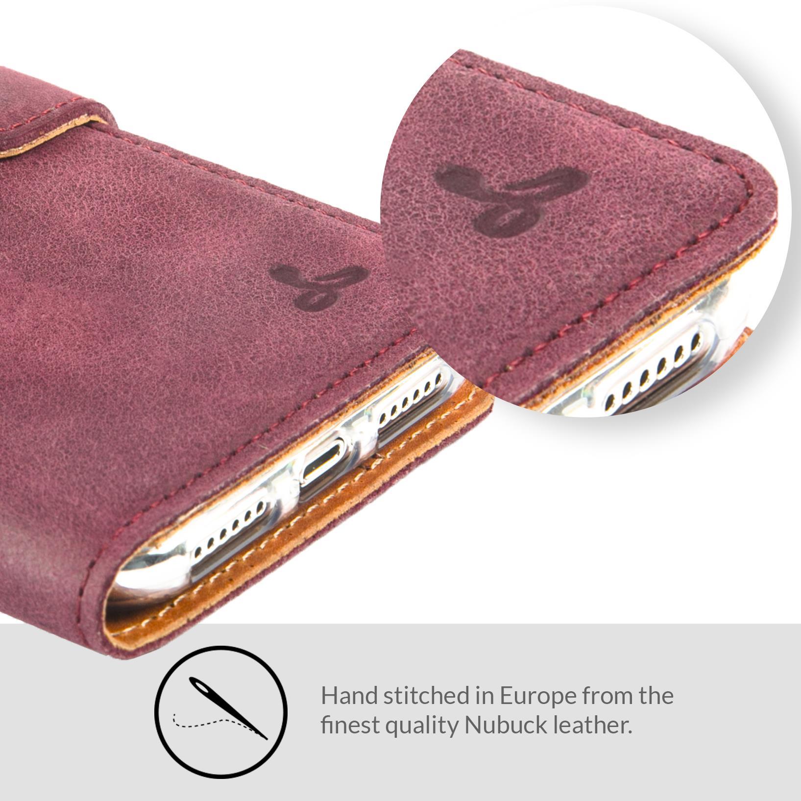Snakehive Apple iPhone SE 2020/2022 Premium Leder Geldbörse Etui mit Kartenfächern - Bild 105 von 117