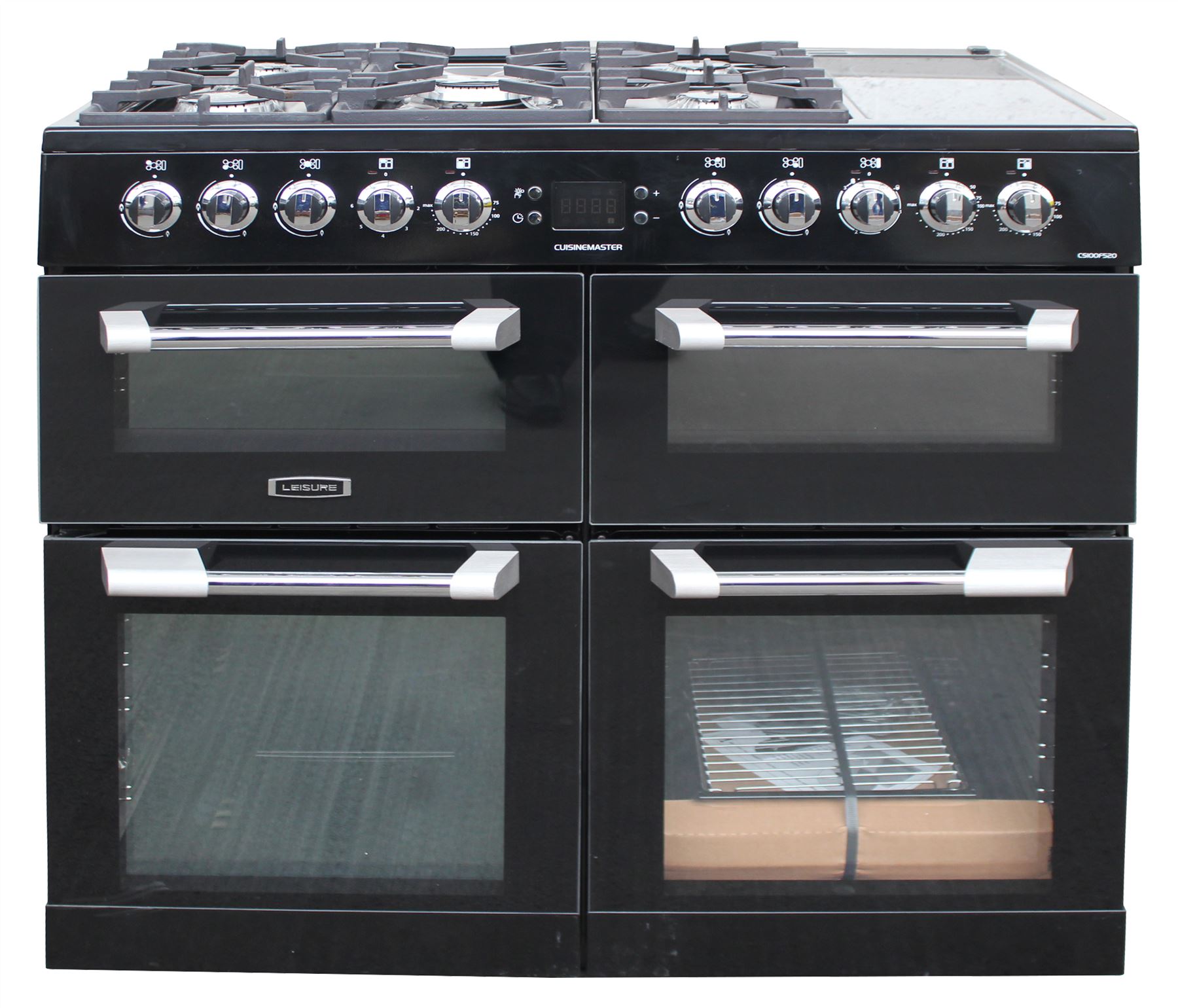 Leisure Cuisinemaster CS100F520K Dual Fuel Range Cooker 3 Ovens Black