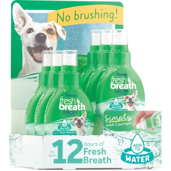 tropiclean fresh breath drops