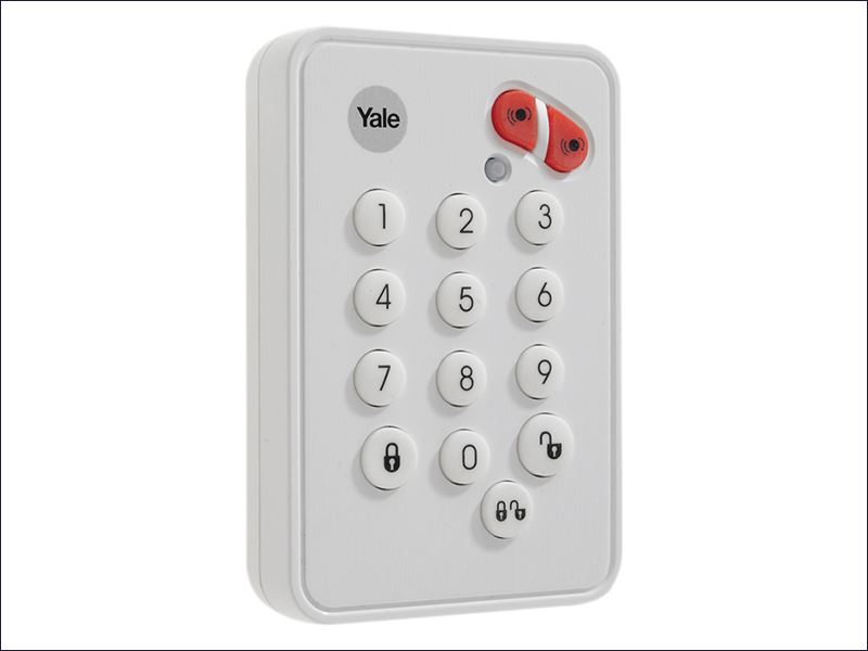 White Yale Yefkp Alarms Easy Fit Remote Keypad