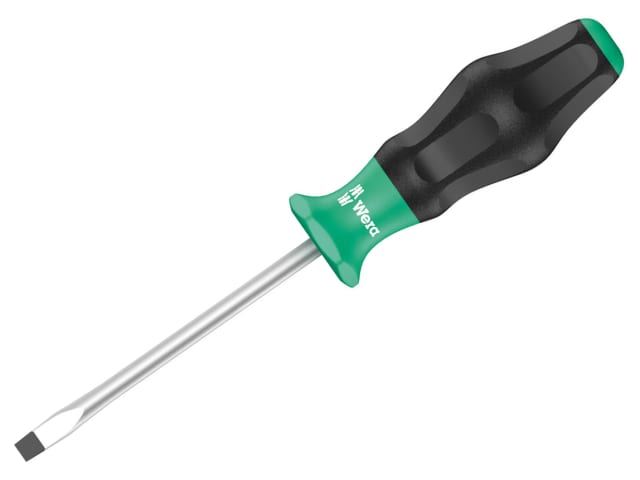 Wera Kraftform 1334 Comfort Screwdriver Flared Slotted Tip 7.0mm x 150mm