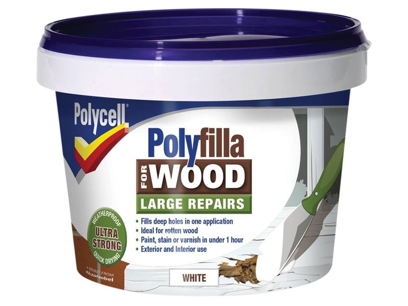 Polyfilla 2 Part Wood Filler White 500g PLC2PWFW500 eBay