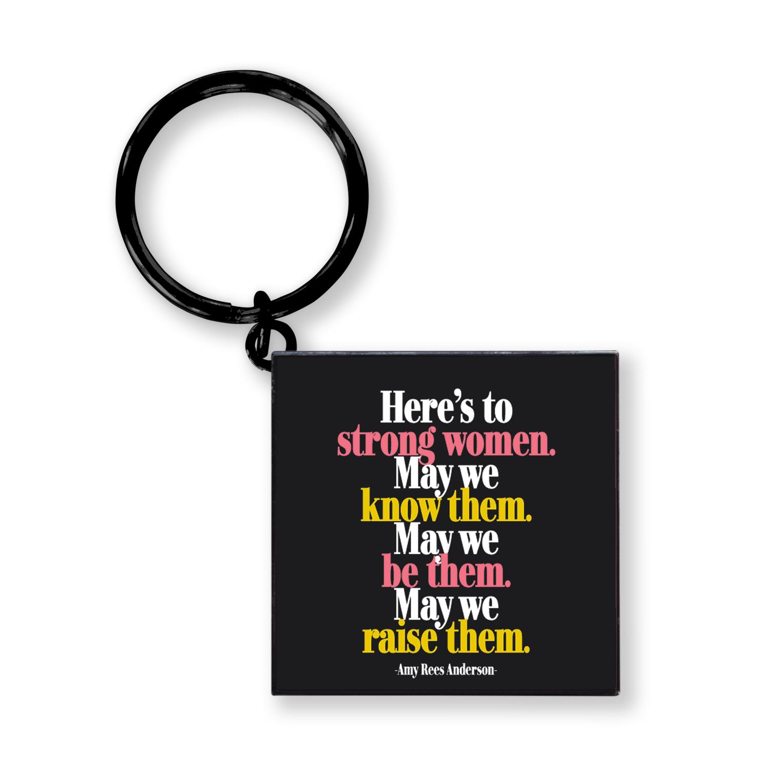 Sentimental Quote Keyring Family Friends Life Love Quotes Keychain Charm Gift