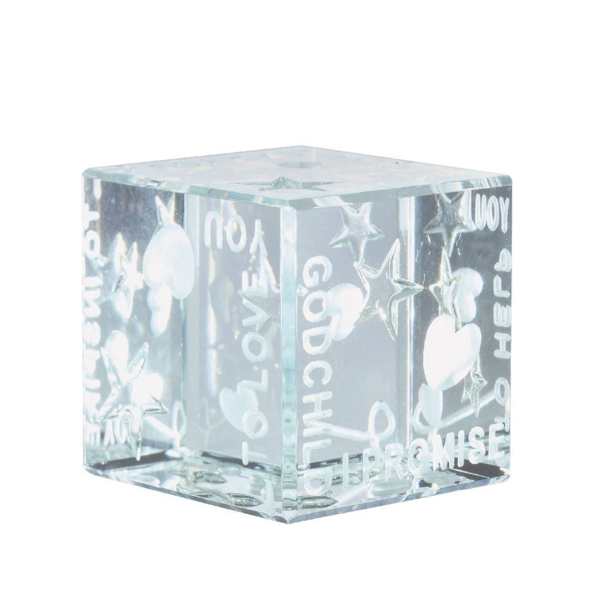 Spaceform Special Godchild Glass Token Gift Love Keepsake