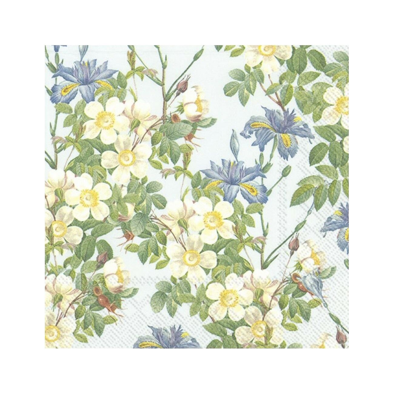 Paper Napkins Disposable Serviettes 3ply Tableware Party Floral Flowers 20pkt