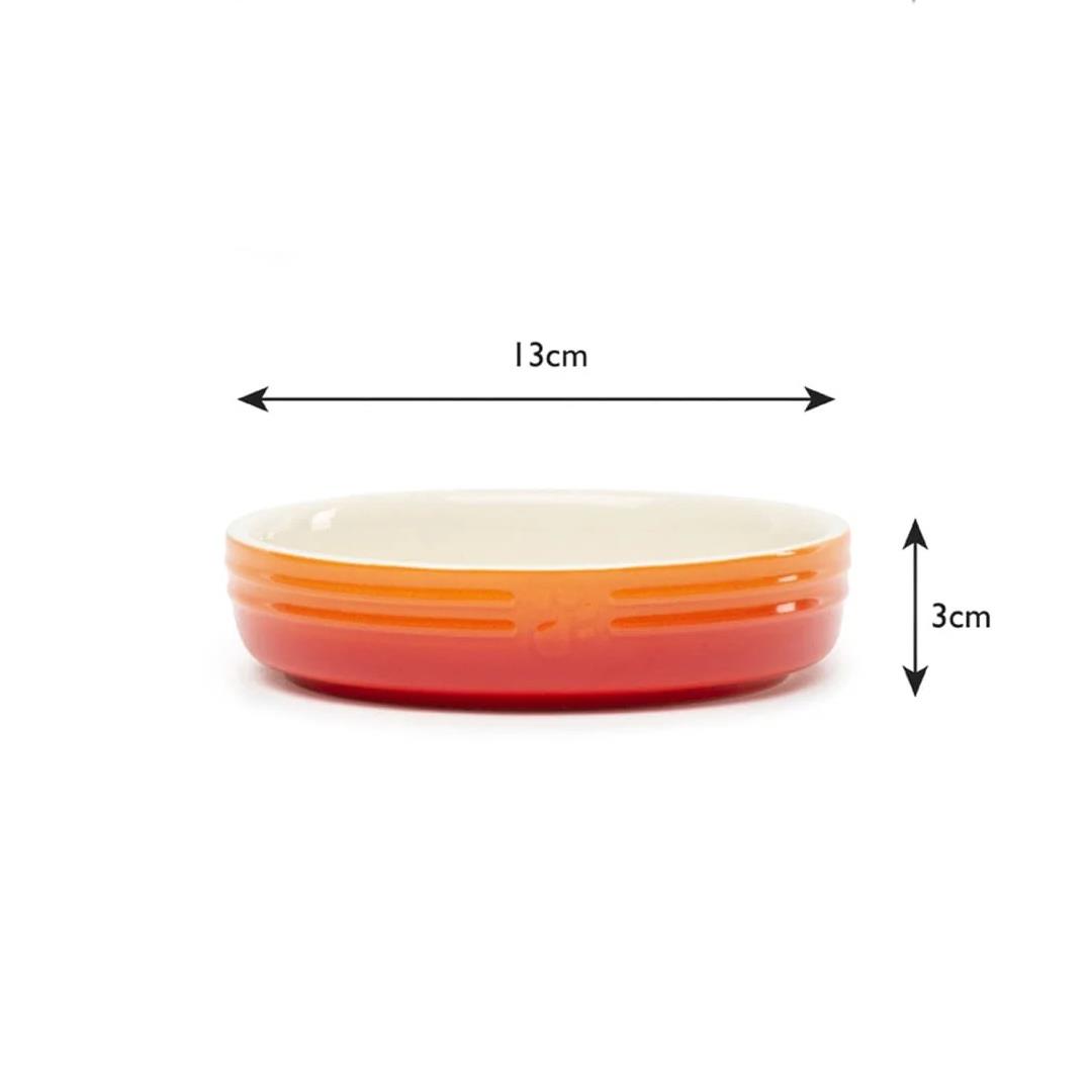 Hund Katze Futternapf Haustier alle Rassen Größen Wasser Untertasse Keramik elegant ombre orange - Bild 14 von 14