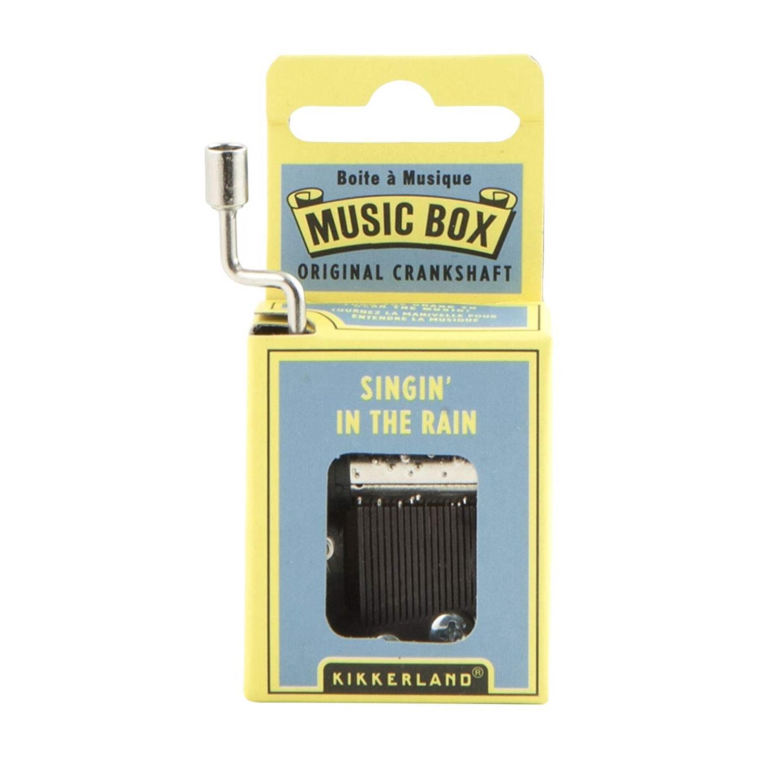 Kikkerland Original Hand Crank Mini Music Box WindUp Novelty Stocking Filler eBay