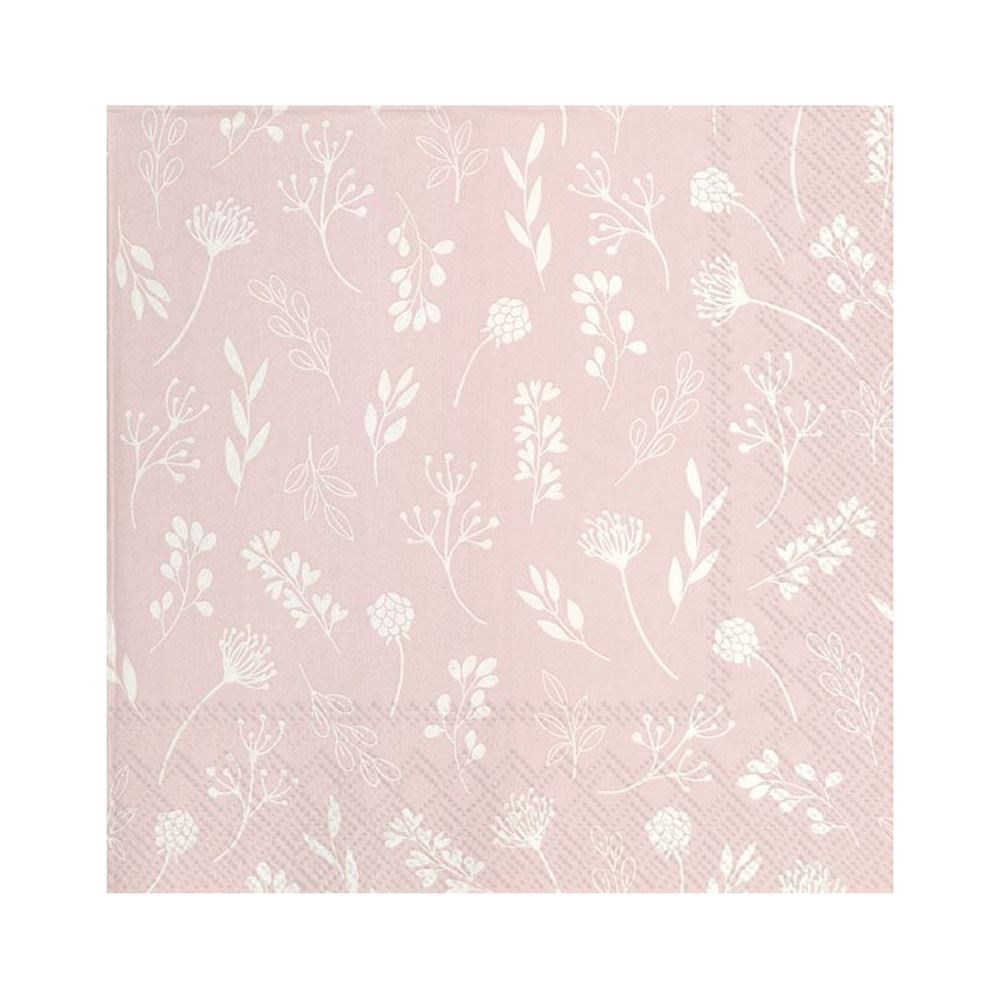 Paper Napkins Disposable Serviettes 3ply Tableware Tilda Floral 20 Pack