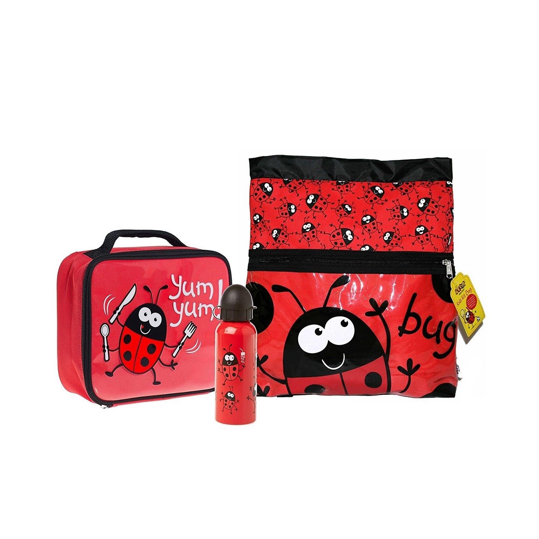 Promo Bugzz Natación PE Kit Bolsa Almuerzo Bolsa y Bebidas Botella Guardería Escuela Set - Imagen 3 de 4